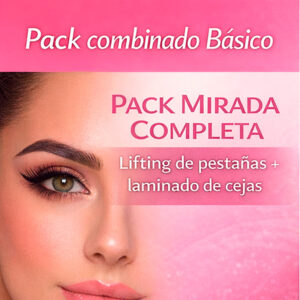 Pack Mirada Completa Lifting de pestañas + laminado de cejas